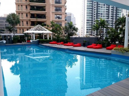 （CRW-58）【Waterford Diamond Tower】位于BTS Thonglor 和 BTS Phrom Phong 俩个地铁线之间 二室一厅 68.12平 27500/月