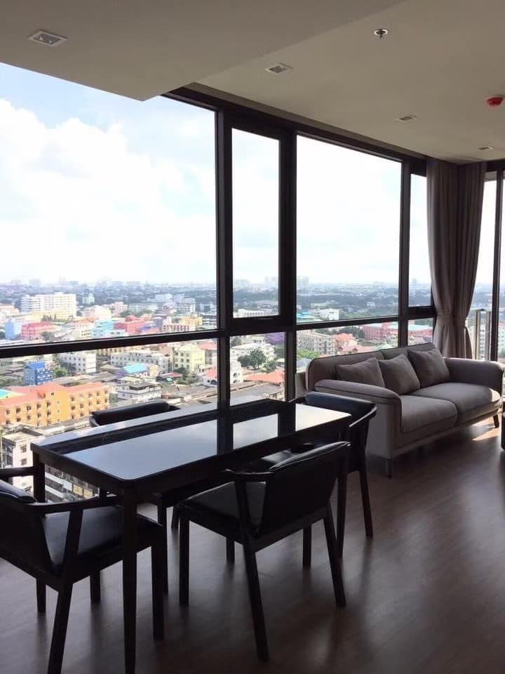 (CBM-420) The Line Sukhumvit 71 , 2 minute to BTS Phra kanong, 61.1 sqm,2bed 2bath 16FL