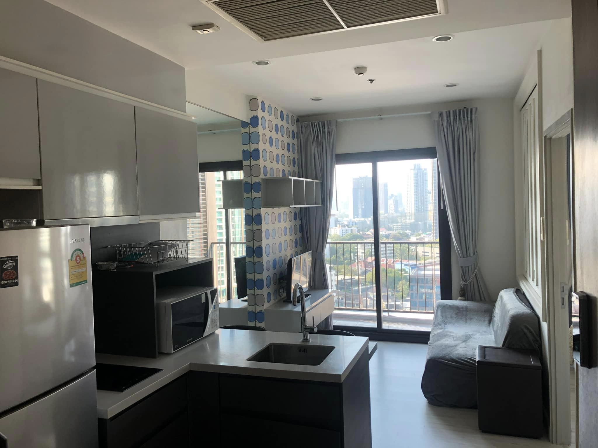 (CSM-523) Wyne by Sansiri , 350 m. to BTS Phrakanong , 30sqm 1bed 1bath 17FL