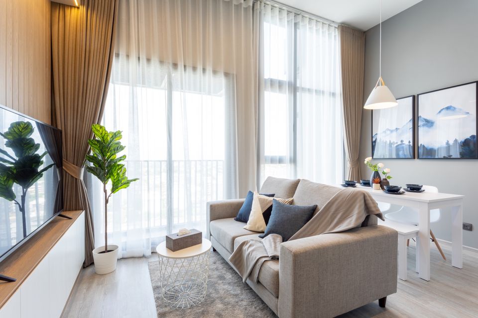 (CRM-556) THE LINE Sukhumvit 101,3-min walk to BTS Punnawithi,33sqm 1bed 1bath 14FL