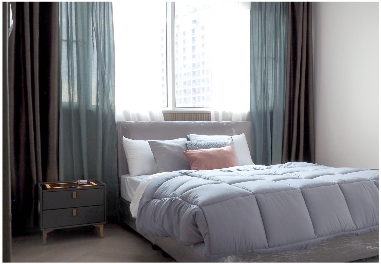 (CBM-598) Rented<<The Bloom Sukhumvit 71, 400m. to BTS Phra khanong, 88sqm 3bed 2bath 15FL